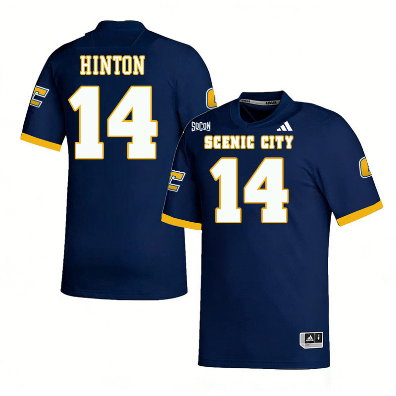 Chattanooga Mocs #14 Tobias Hinton College Football Jerseys,Uniforms Stitched-Navy Chattanooga Mocs #14 Tobias Hinton College Football Jerseys,Uniforms Stitched-Navy